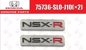 HONDA ACURA Genuine OEM NSX-R NA1 SIDE EMBLEM SIDE 2pcs SET 75736-SL0-J10×2 - Foto 1 di 13