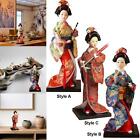 Japanische Geisha Deokration Handwerk orientalische Puppe 9" Kimono Puppen Mädchen Statue