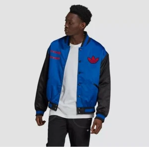 ️NUEVA CON ETIQUETAS PARA HOMBRE XL RUN DMC ADIDAS HOLLIS CREW VARSITY LETTERMAN CHAQUETA UNIVERSITARIA - Imagen 1 de 9