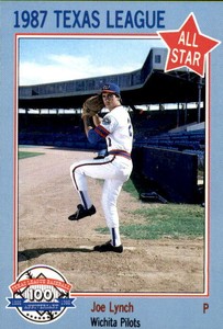 1987 Texas League All-Stars Feder 3 Joe Lynch Edison New Jersey NJ Baseball Card