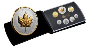 🇨🇦 Canada Ultra-High Relief $20 MAPLE LEAF Coin Set SML, Queen Memory, 2023 - Picture 1 of 13