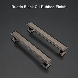 Hoone 11 Pack Kitchen Cabinet Handles 5.9 Inch, Matte Black Oil Rubbed Drawer - Picture 1 of 10