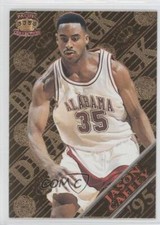 1995 Pacific Prism Draft Picks Presidential Gold Jason Caffey #7 Rookie RC