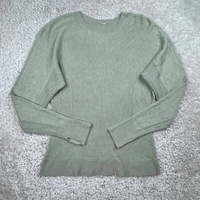 Lululemon Cashlu Knit Sweater Green Womens 2/4 - Image 1 of 4