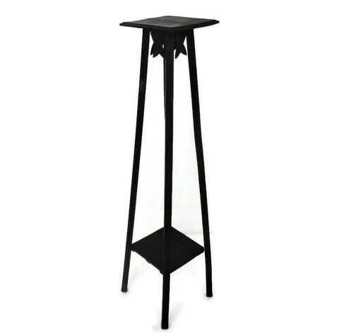 Art Nouveau Pedestal Table Plant Flower Stand Side Table Two Tier Barn  39.3" Cover