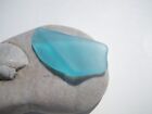 Sea Glass, Single Thick Unique Shaped Turquoise