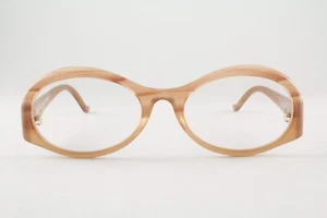 Rare Authentic Balenciaga BAL 0117 WLG 50mm Light Brown Glasses Frames Italy - Picture 1 of 5