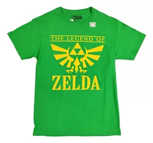 Mens Small 34-36 The Legend of Zelda Green Shirt Short Sleeve Tee T-Shirt Gift - Picture 1 of 5