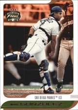 2002 (PADRES) Fleer Focus JE Century Parallel #222 Wiki Gonzalez/107