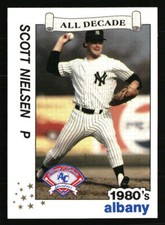 Scott Nielsen 1990 Best Albany-Colonie A's/Yankees All Decade #9  Baseball Card
