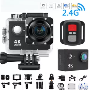 TELECAMERA Go PRO 4K SPORT WIFI ACTION ULTRA HD 16MP VIDEOCAMERA SUBACQUEA 170° - Foto 1 di 11