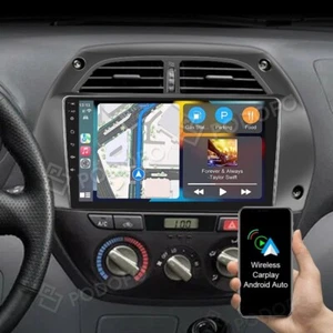 CarPlay For 2001 2002 2003 2004 2005 Toyota RAV4 Android 13 Car Stereo Radio GPS - Picture 1 of 17