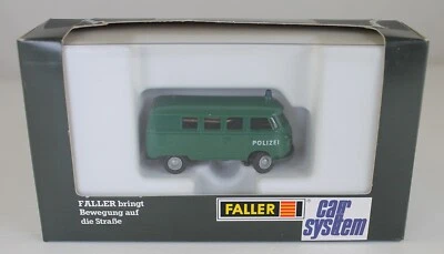 Faller Car System H0 1633 VW-Bus "Polizei" aus Sammlung mit OVP - Bild 1 von 2