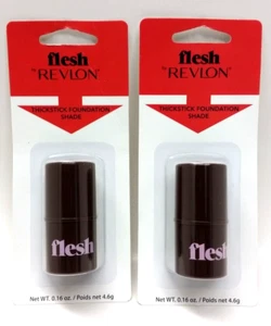 2x Revlon Flesh Thick Stick Foundation Shade #37 GANACHE Flesh 16 oz each SEALED - Picture 1 of 10