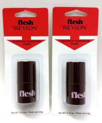 2x Revlon Flesh Thick Stick Foundation Shade #37 GANACHE Flesh 16 oz each SEALED - Image 1 of 4