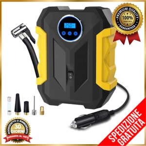 Compressore per Auto Bici pneumatici 12V Kit Compressore portatile 150 PSI gomme - Foto 1 di 8
