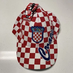 Kroatien Mütze Fußball Team Cap rot bestickt Cap Mütze HRVATSKA Patch Futbol - Bild 1 von 7