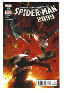 SPIDER-MAN LUCHANDO CONTRA EL CRIMEN ANTES DE SU TIEMPO NÚMERO 2099 #002 COV. FRANCISCO MATUTINA - Imagen 1 de 2