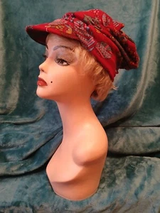 Jewelry and Fashion Items Sassy Stuff Red Boho Hat - Picture 1 of 1