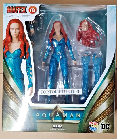 Medicom MAFEX Aquaman Movie Mera Action Figure DC Cover