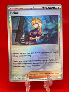 Pokemon Juego de Cartas Coleccionables Briar 100/131 Pokeball Holograma Inverso Evoluciones Prismáticas 2025 Casi Nuevo - Imagen 1 de 2