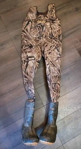 Cabela's Chest Waders Men's 8R Thinsulate Camo Advantage Max4 Duck Hunting - Picture 1 of 9