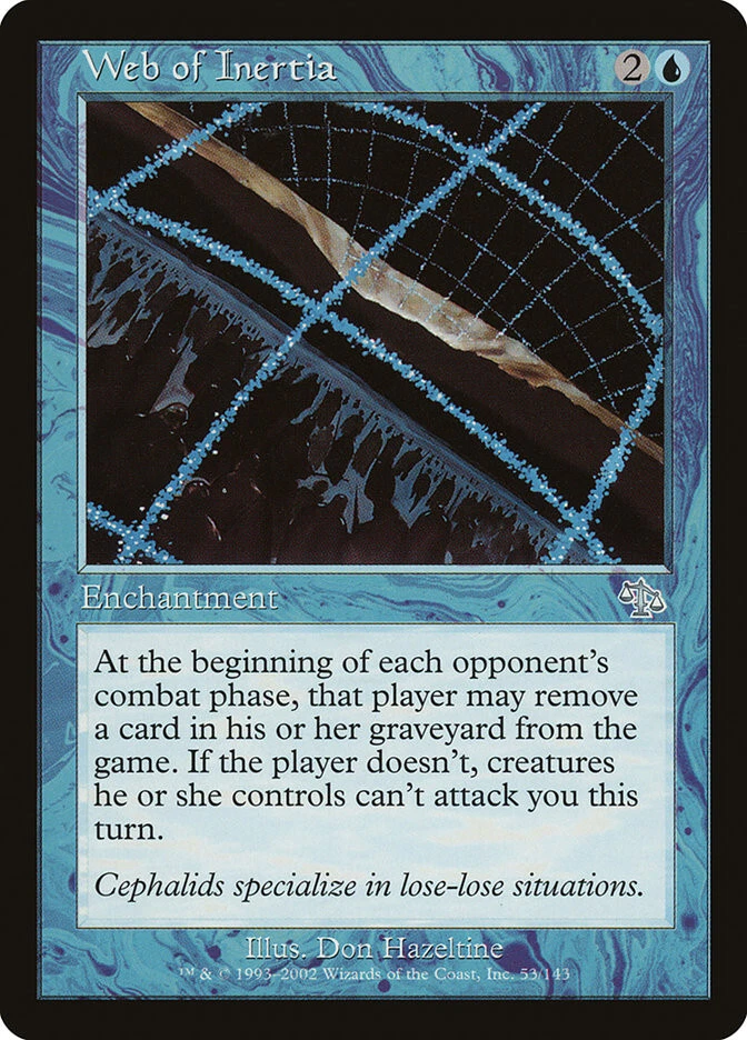 MTG Web of Inertia  - Judgment #53 - Image 1 of 1