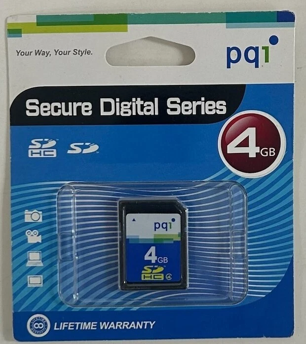 PQI 4GB SD Card - New/Sealed - Image 1 of 1