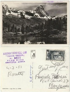 CERVINIA - AOSTA - BLAUER LAGO - REISEN 1951 -52861- - Bild 1 von 1