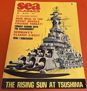 Sea Classics Magazine Vintage May 1970 Vol. 3 No. 3 The Rising Sun At Tsushima - Imagen 1 de 2