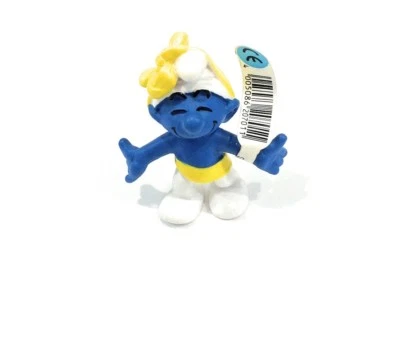 Fiesta Aniversario Pitufo Schleich #20701 Figura Vintage PVC Juguete 2" Nuevo con Etiqueta Foto 1 de 3