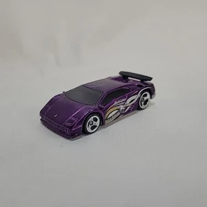 2001 Hot Wheels #124 Metalflake Purple Lamborghini Diablo w/ 3SP Wheels - Picture 1 of 7
