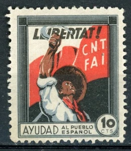 SPAIN CIVIL WAR, ANARQUIST UNIONS. MH* - Picture 1 of 1