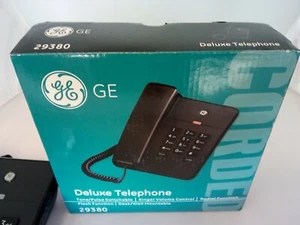 GE deluxe SLT teléfono 29380 para teléfonos fijos/sistemas - negro - nuevo - Imagen 1 de 3