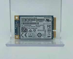 SanDisk X300 256GB mSATA SSD Solid State Drive SD7SF6S-256G-1012 0HTTR1 Tested - Picture 1 of 2