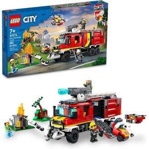 60374 LEGO® City Fire Command camion véhicule d'urgence jouets pour enfants de 6 ans et plus