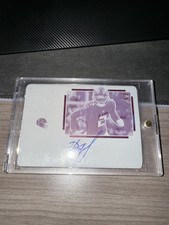 Drake London 1/1 Rookie Auto Steel Card