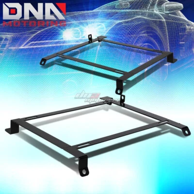 PAIR LEFT+RIGHT RACING BUCKET SEAT DOWN LOW MOUNT BRACKET FOR NISSAN S13 S14 - Image 1 of 4