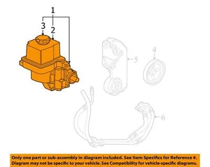 Power Steering Pump Fits 04-12 CANYON 2166143 - Picture 1 of 2