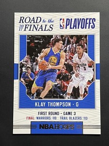 2017 Panini Hoops Road to the Finals Klay Thompson Golden State Warriors /2017