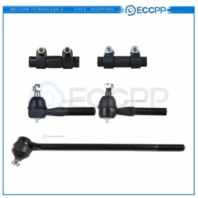Set 5 Inner Outer Tie Rod End Links Kit For 1980-1996 Ford F-350 F-250 F-150 — 第 1/4 张图片