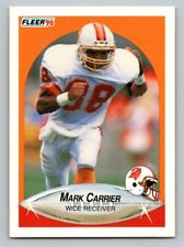 1990 Fleer     #343 Mark Carrier  Tampa Bay Buccaneers  Football Card