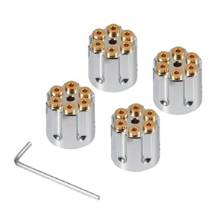Cubierta de tornillo de perno de tapa de motor de motocicleta 4 piezas para Harley Softai XL883 48 - Imagen 1 de 7
