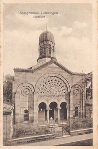 Judaica - France - SARREGUEMINES Saargemünd - The synagogue, razed in 1942 - Picture 1 of 2