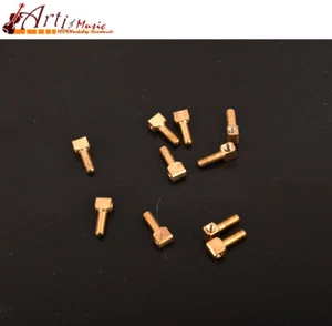 New 10 EYELET FOR Pernambuco/IPE/carbon 4/4 Violin Bow Frog Screw eyelet - Picture 1 of 2