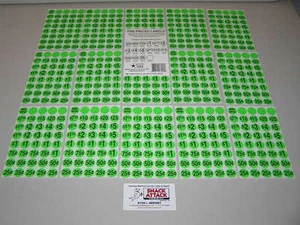 (600) SNACK & SODA VENDING MACHINE PRICE LABEL STICKERS (Green) / Free Ship!  - Picture 1 of 1