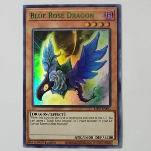 Blue Rose Dragon (Green) - LDS2-EN104 - NM/VLP - Ultra Rare - 1st ed - Yugioh - Picture 1 of 2