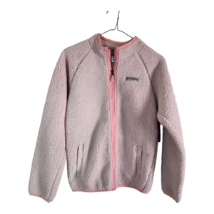Columbia youth large u cozy camper heavy weight fleece zip up front pockets pink - Picture 1 of 9