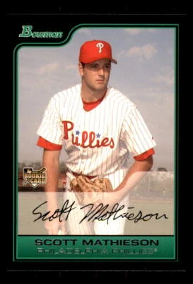 2006 Baseball Bowman Scott Mathieson Philadelphia Phillies #BDP28 RC - Image 1 of 2