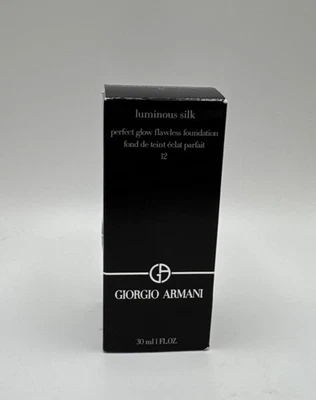 Giorgio Armani Luminous Silk Perfect Glow Flawless Foundation ~ 12 ~ 1 Fl Oz - Image 1 of 4